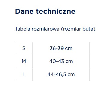 Orteza sztywna na goleń i stopę - Pro-Walker M (40-43) Dwukomorowa